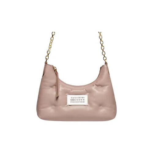 Maison Margiela Sheepskin With Calfskin Shoulder Bag, Crossbody Bag Regular Women's Pink