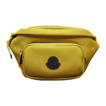 Moncler Durance Nylon Sling Bag Fanny Pack Men's Yellow
