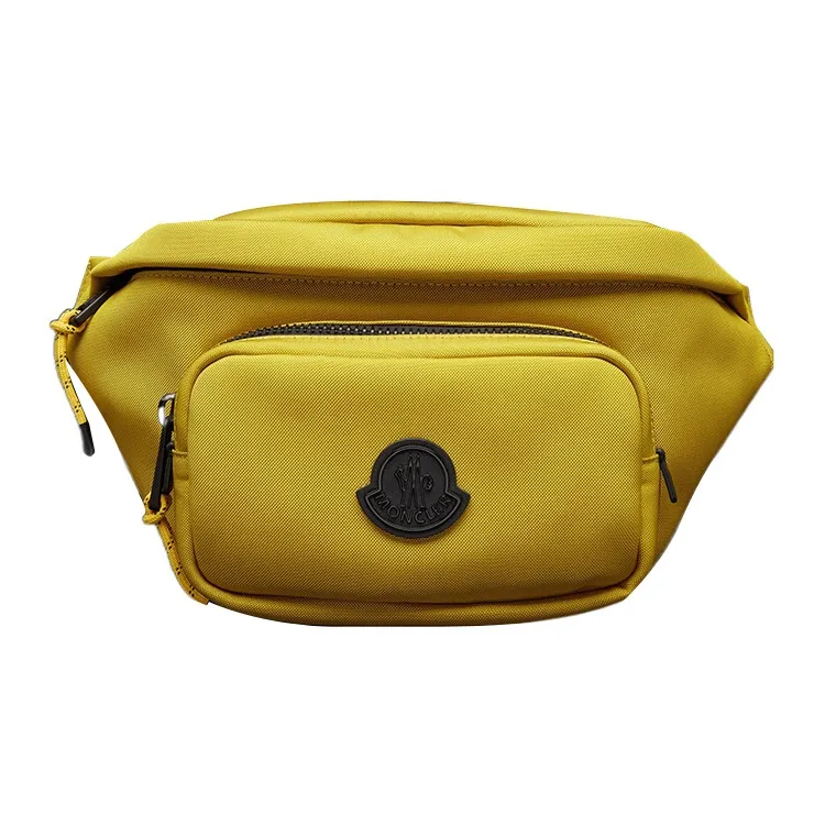 Moncler Durance Nylon Sling Bag Fanny Pack Men's Yellow-0