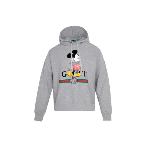 Disney X GUCCI Sweatshirts Men Gray