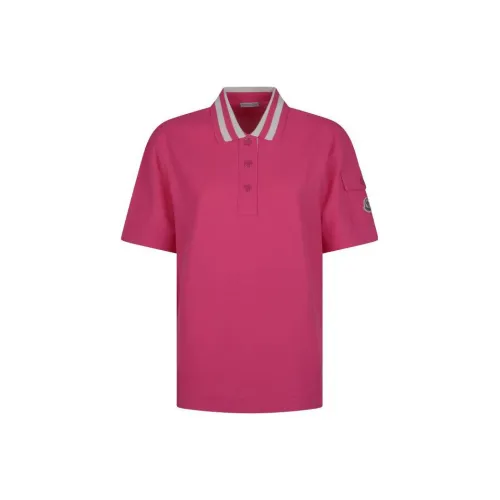 Moncler Polo Shirts Women's Pink