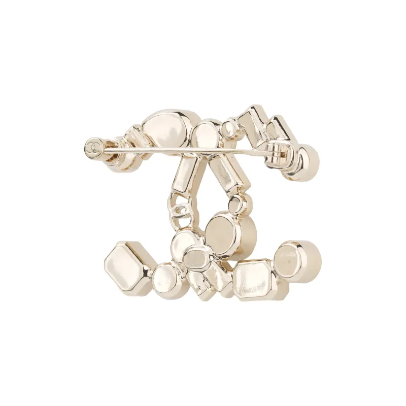 CHANEL 22c Early Spring Brooches Unisex Gold-2