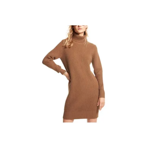 MICHAEL KORS Long-Sleeved Dresses Women's Light Brown