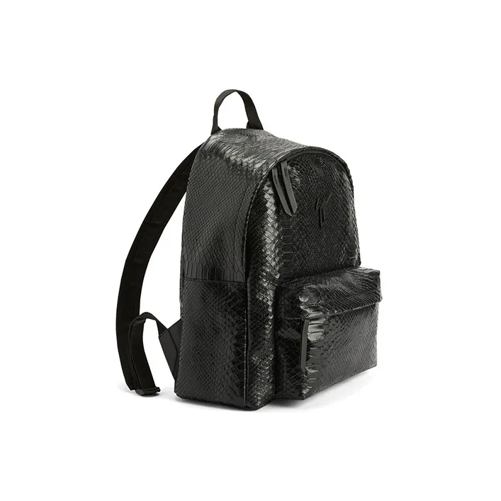 giuseppe zanotti Bud Snakeskin-effect Backpack-1