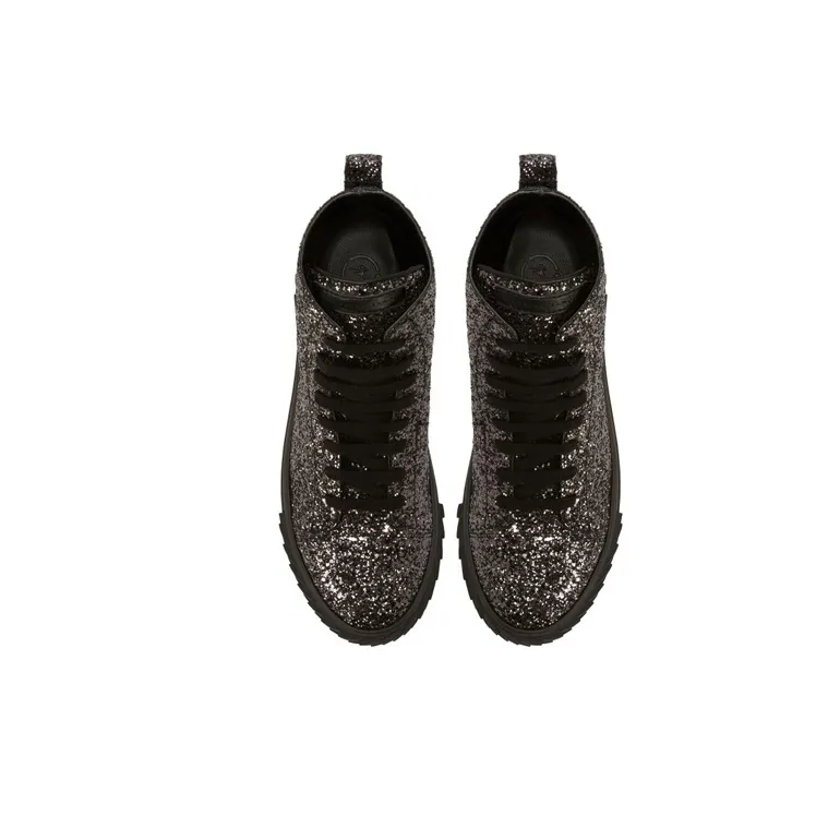 Giuseppe Zanotti/GZ Blabber Ecoblabber High Top Stylish Skateboarding Shoes Men's Gray-3
