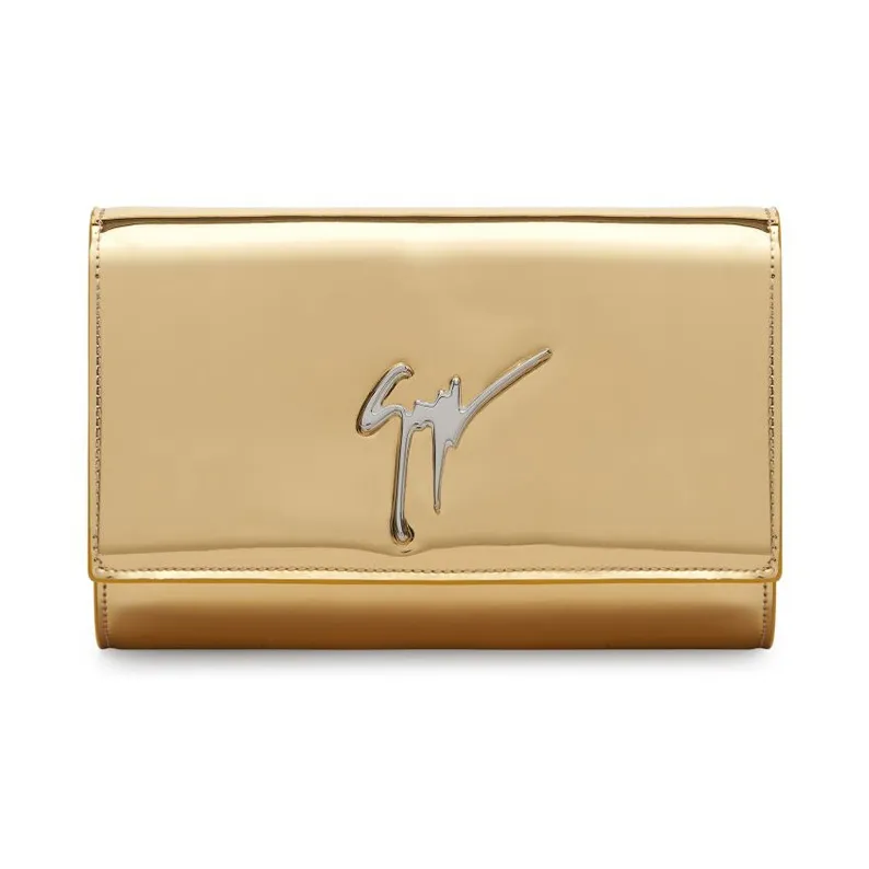 Giuseppe Zanotti Cleopatra Metallic Clutch Bag-0