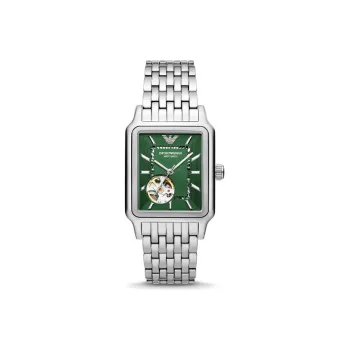 EMPORIO ARMANI Wrist Watch Mechanical Movement Stainless Steel Strap Green Dial Men's Watches AR60067 Brand Exclusive