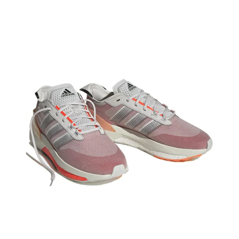 Avryn Adidas 'Grey Solar Red'-2