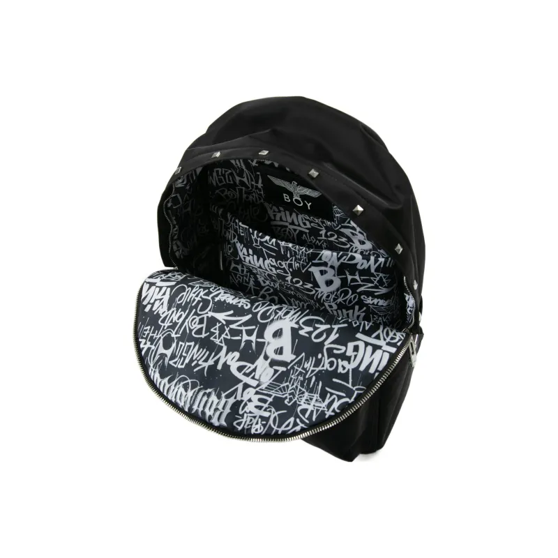 Boy London Nylon Backpack Regular Unisex Black-3