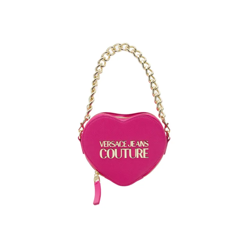 VERSACE JEANS COUTURE Polyester Portable Crossbody Bag Shoulder Bag Women's Pink-0