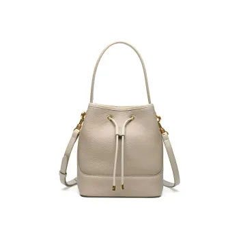 ST&SAT Cow Leather Shoulder Bag Crossbody Bag Bucket Bag Handbag Medium Size Women's Multicolor