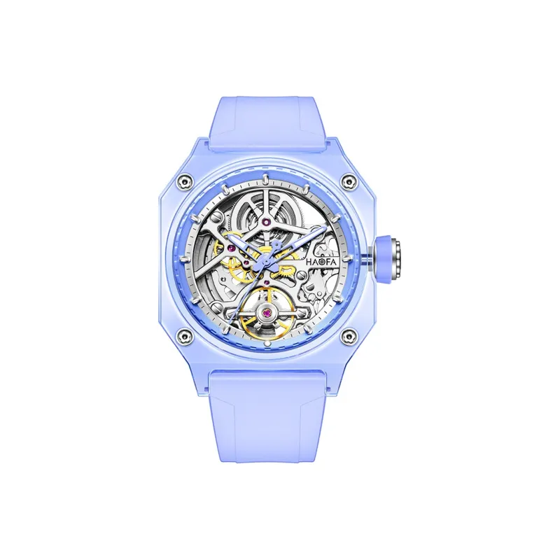 HaofaTourbillon Automatic Mechanical Movement Watch Men's Watches Black Dial-11