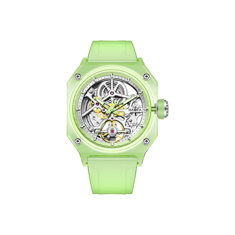 HaofaTourbillon Automatic Mechanical Movement Watch Men's Watches Black Dial-9