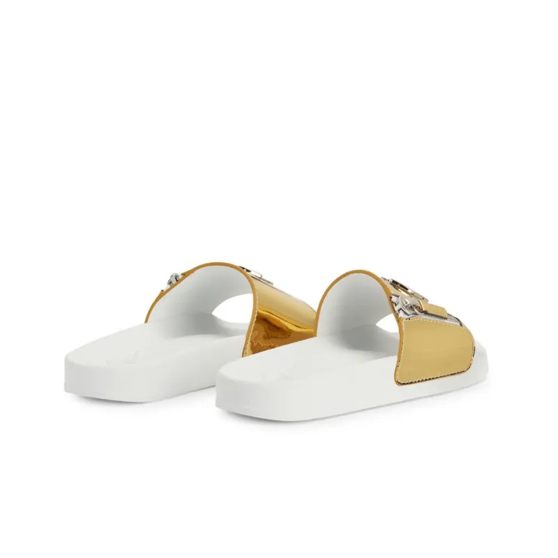 Giuseppe Zanotti Brett Zip detail Slides-3