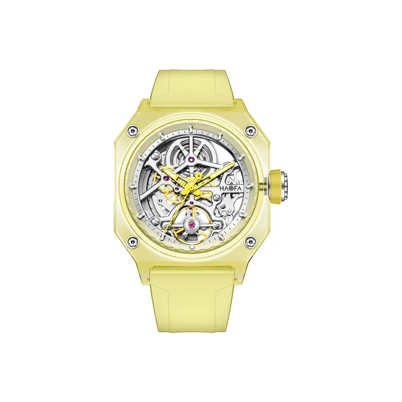 HaofaTourbillon Automatic Mechanical Movement Watch Men's Watches Black Dial-7