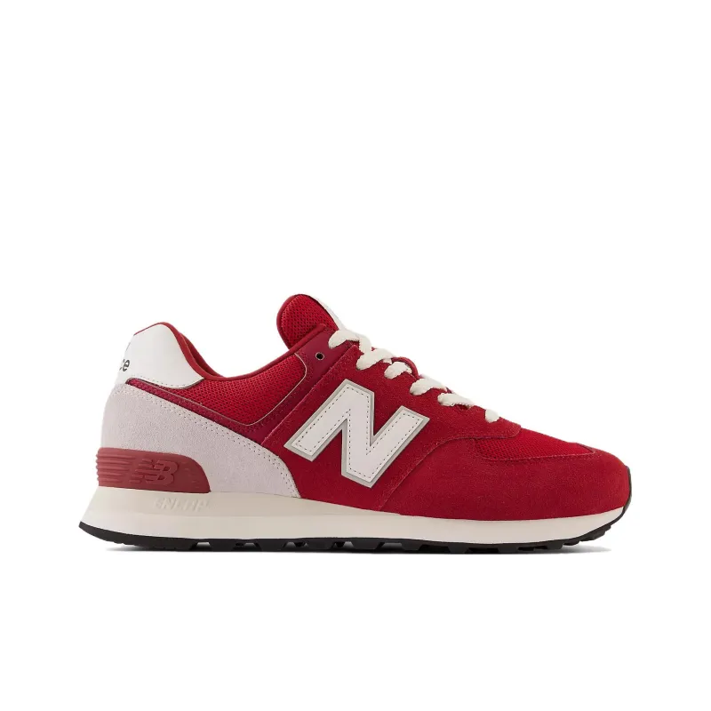 New Balance 574 Red White-1