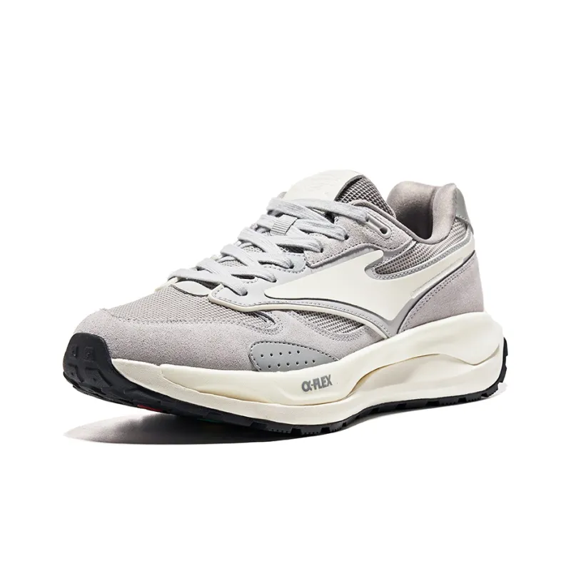 Erke Lite Classic Low Top Sports Casual Shoes Men's Gray-2