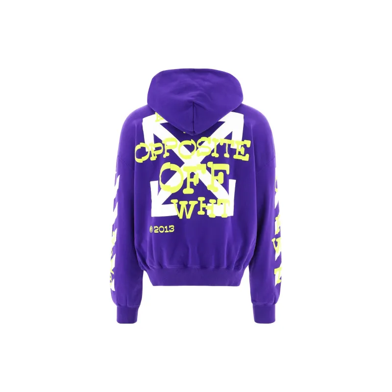 OFF-WHITE Opposite Arrow Boxy Hoodie -1
