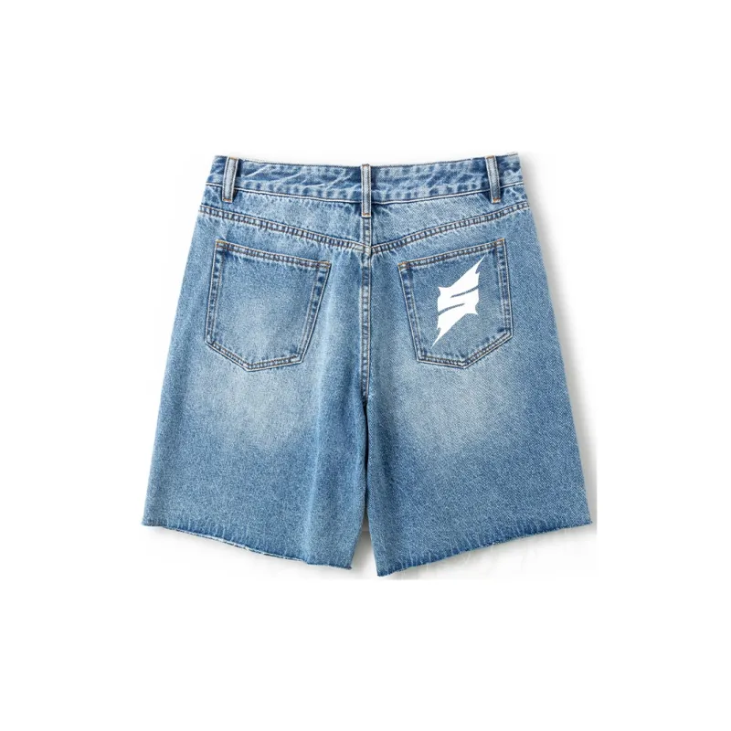 Suamoment Denim Shorts Unisex-1