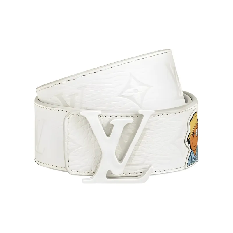 LOUIS VUITTON SHAPE Cartoon Pattern Belt Logo Decoration Pin Buckle Unisex Width 4cm-1