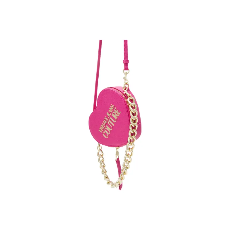 VERSACE JEANS COUTURE Polyester Portable Crossbody Bag Shoulder Bag Women's Pink-2