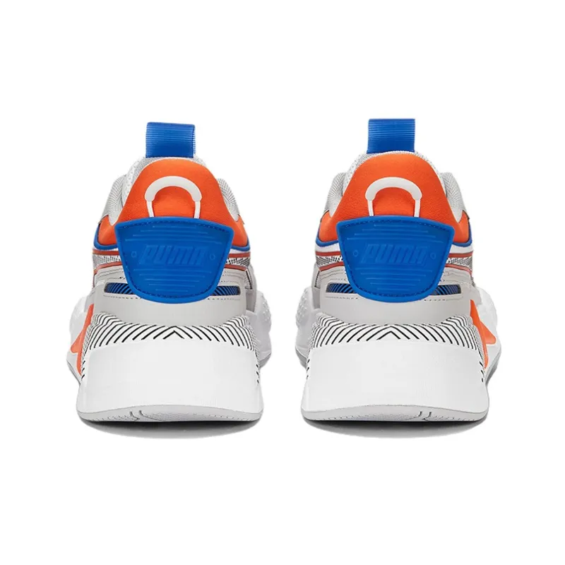 PUMA RS-X 3D Anti-Slip Wear-Resistant Low-Top Sports Casual Shoes Men's White Gray-3