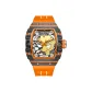 Carbon Fiber-Vibrant Orange