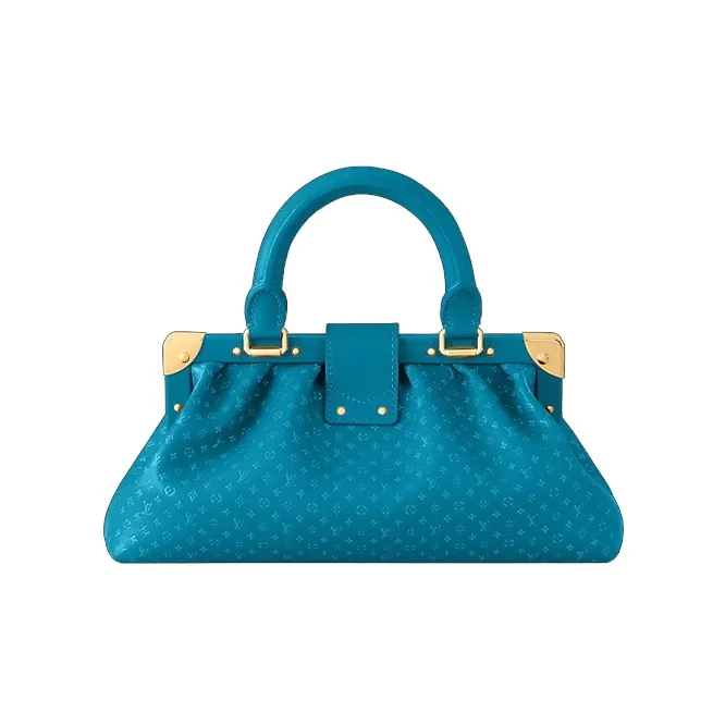 LOUIS VUITTON Monogram Clutch Blue-2