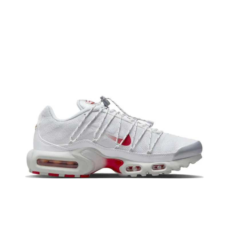 Nike Air Max Plus Lace Utility White University Red Women's-1