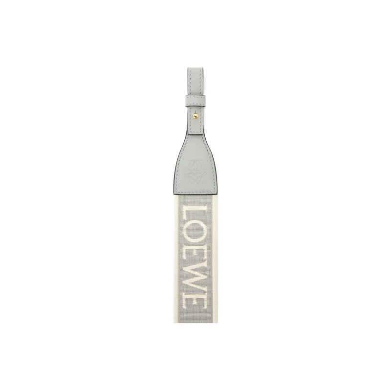 LOEWE Anagram Jacquard Fabric With Calfskin Bag Straps Women's Gray-1