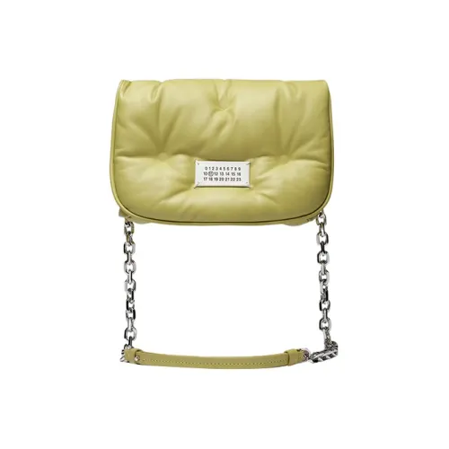 Maison Margiela Leather Crossbody Bag Shoulder Bag Women's Yellow