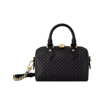 LOUIS VUITTON Speedy Bandouliere 20 Black