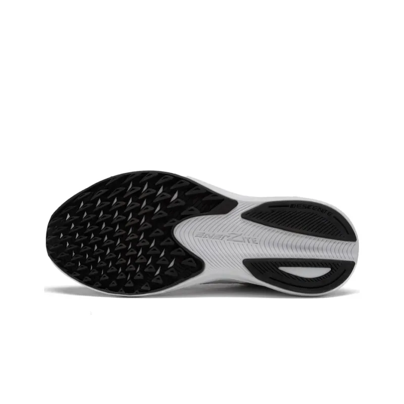 DESCENTE Enerzite Durable Breathable Low-Top Running Shoes Unisex White Black-3
