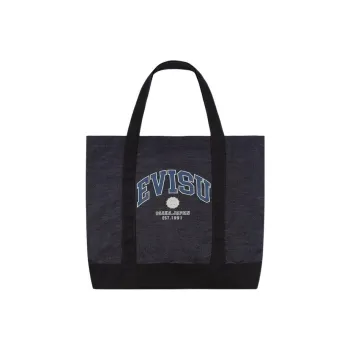 EVISU Cotton One Shoulder Handbags Regular Men's Blue