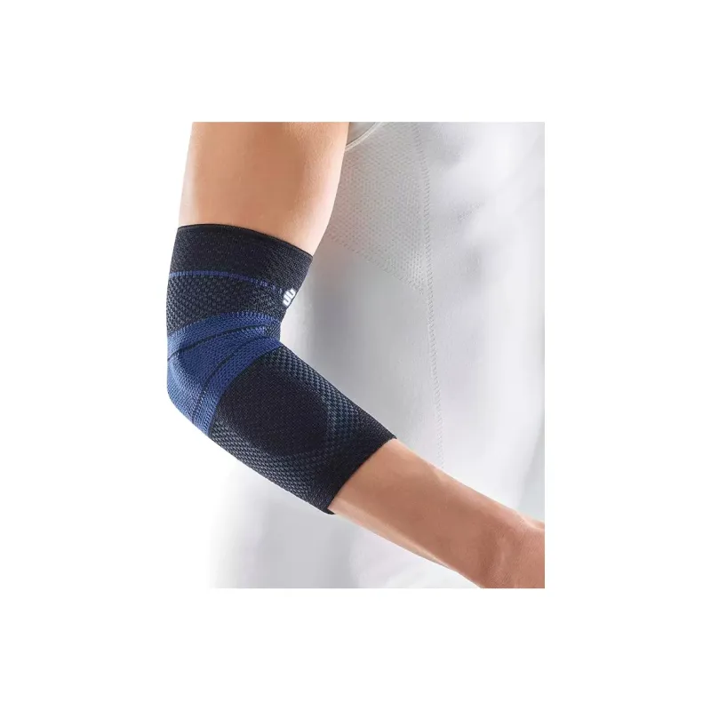 BAUERFEIND Elbow Pads Protective Warm Breathable Compression Silver Titanium Gray-5