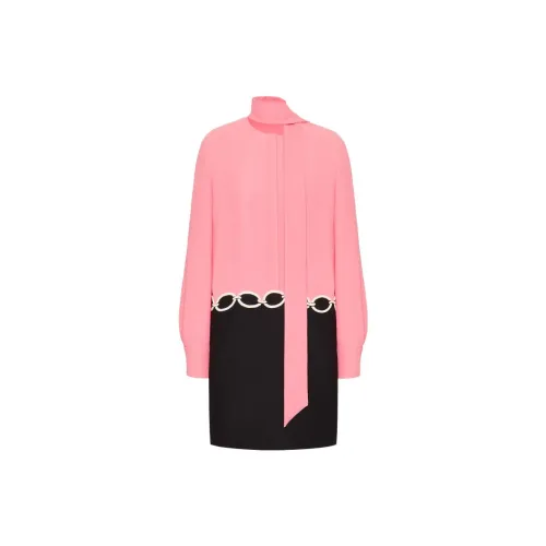 Valentino Long-Sleeved Dresses Women's Pink