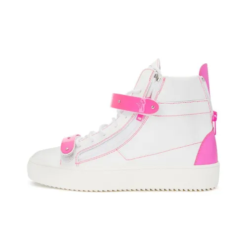 Giuseppe Zanotti Coby Skateboard Shoes Women's High-Top White/Purple