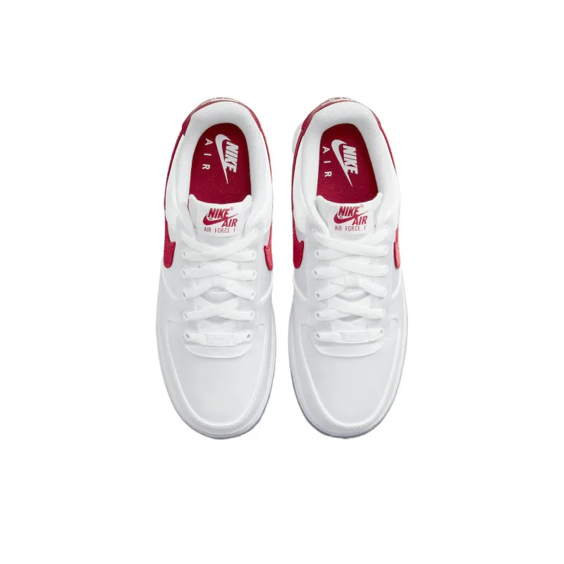 Nike Air Force 1 Low '07 Satin White Varsity Red Women's-3