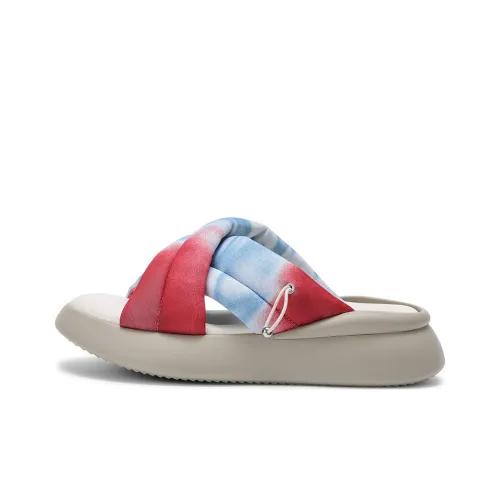Join Our Newsletter Rubber Sole Slide Slippers Women's Red