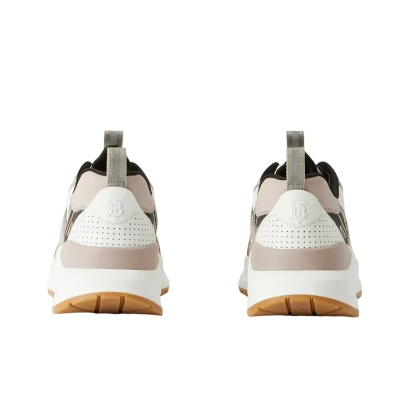 Burberry Low Top Sports Casual Shoes Women's White Nude-4