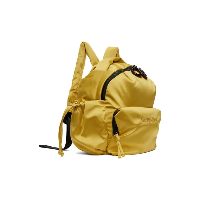 See By Chloe Tilly Twill Backpack Women's Yellow-1