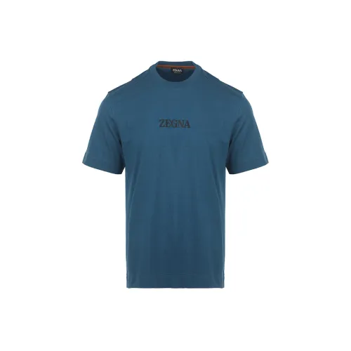 Ermenegildo Zegna T-Shirts Men Blue