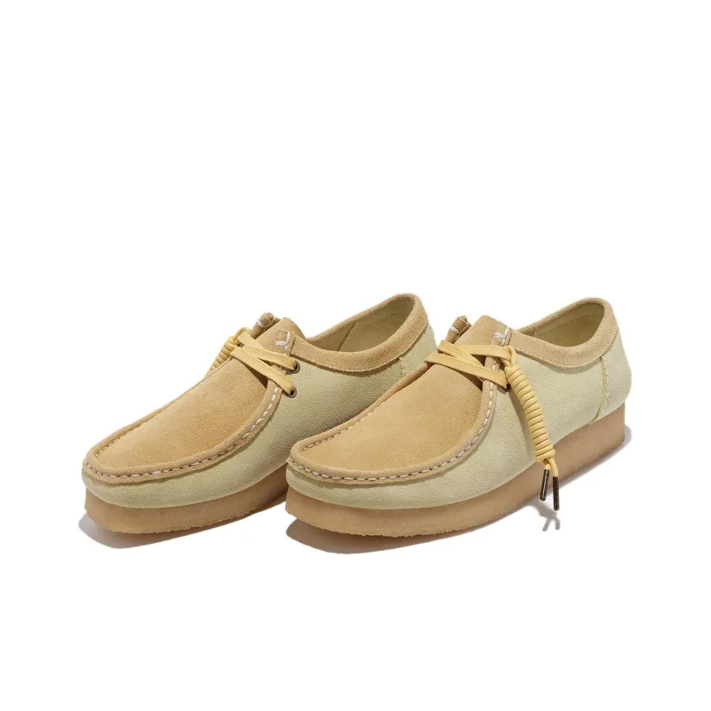 CLARKS ORIGINALS x LiNing Durable Breathable Low Top Sports Casual Shoes Men's Green Yellow-2