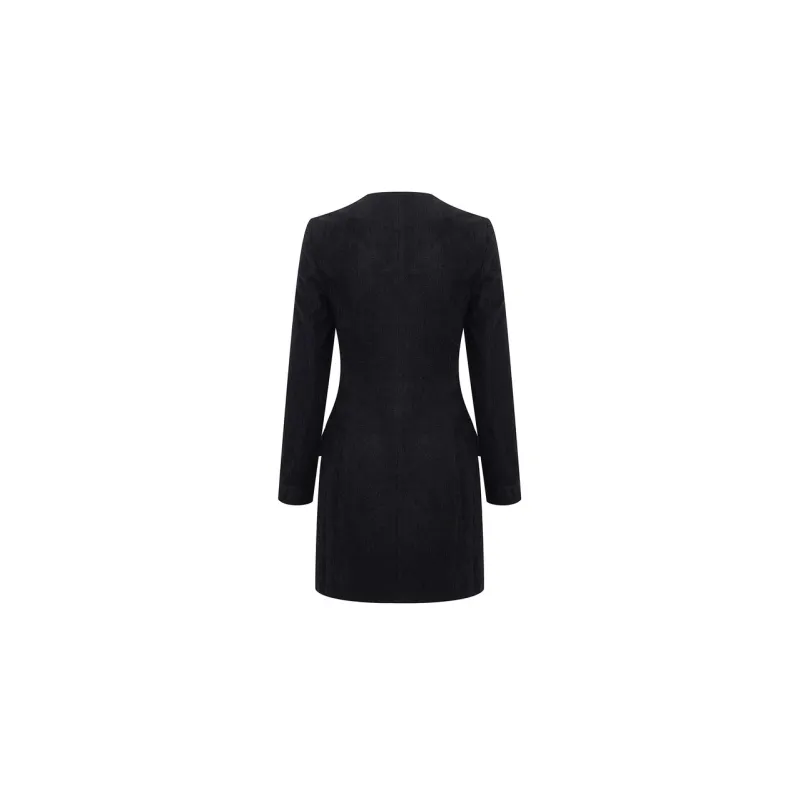 MO&CO Long Sleeved Dresses Women's Black-1