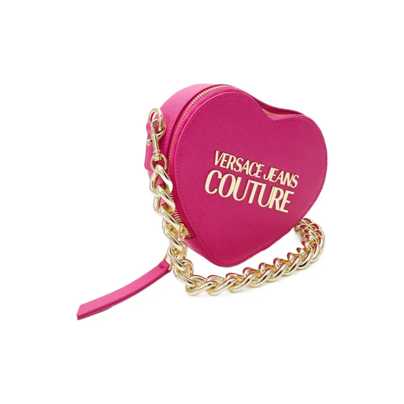 VERSACE JEANS COUTURE Polyester Portable Crossbody Bag Shoulder Bag Women's Pink-1