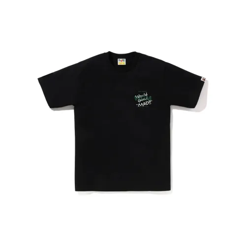 A BATHING APE SS23 WOODLAND CAMO T-Shirts Men Black