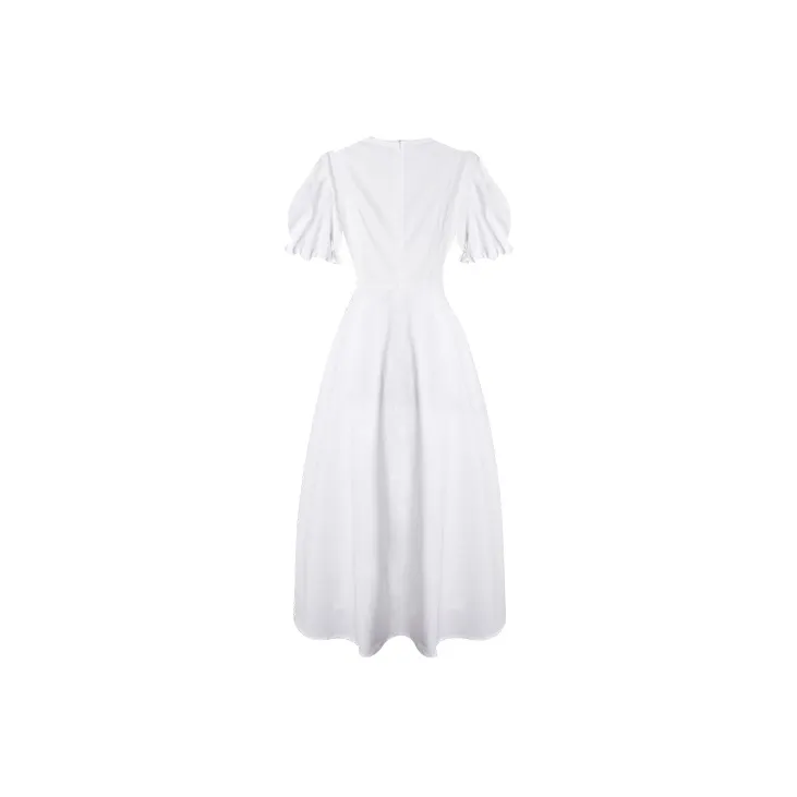 JINYE ORIENTAL Short Sleeved Dresses Women's White-1