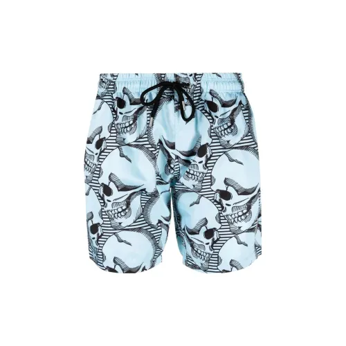 PHILIPP PLEIN Casual Shorts Men Blue