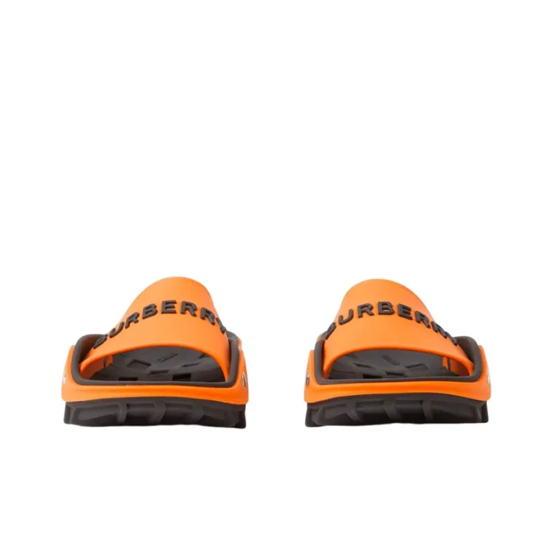 Burberry Bucklow Slide Black Orange-2