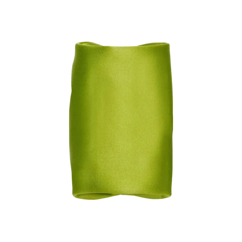 GUCCI Satin Clutch Women's Green-6